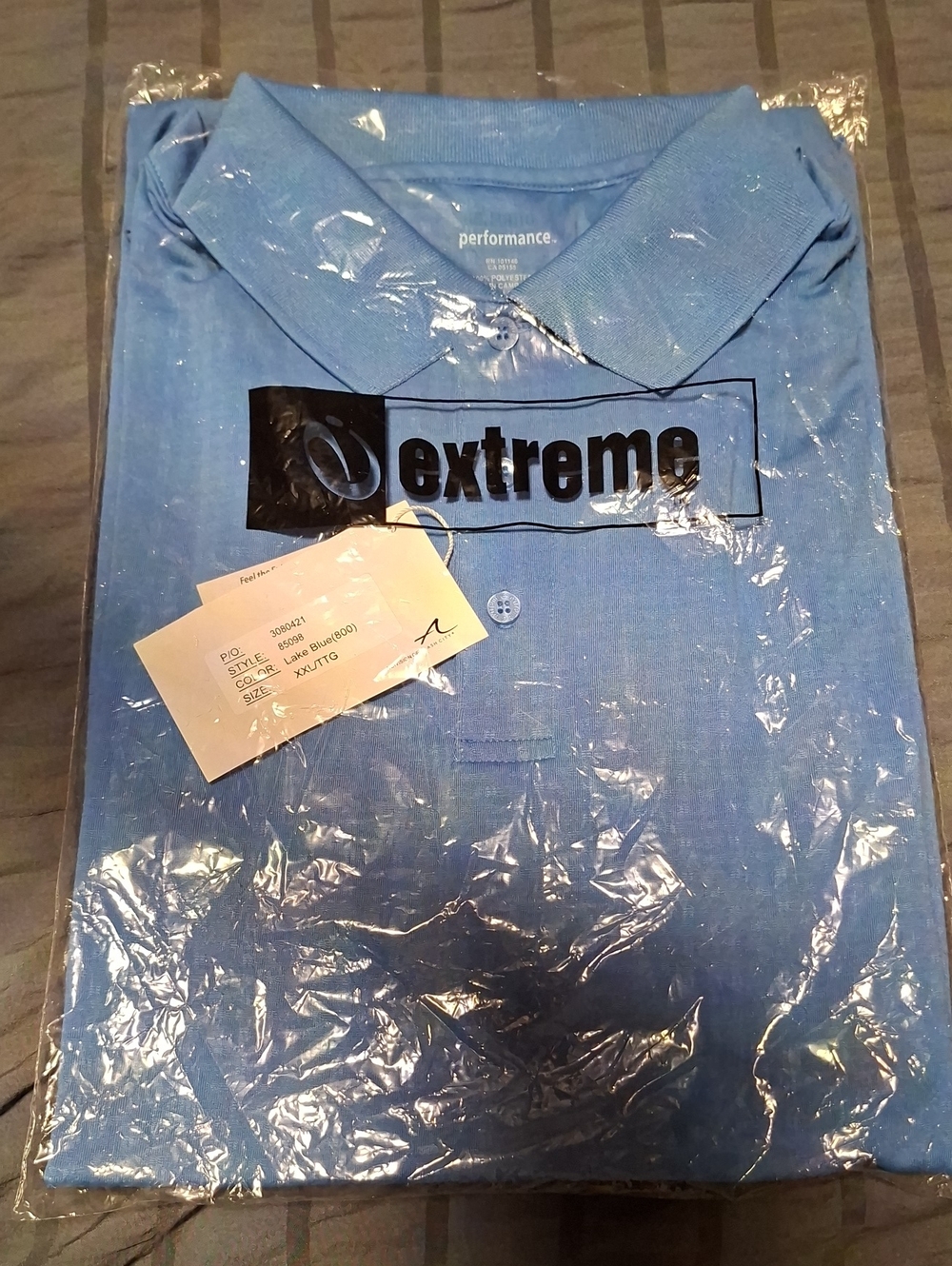 Extreme Performance Polo‎ — Light Blue